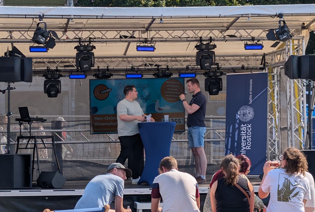 Marc-Christopher Hildebrand im Gespräch.